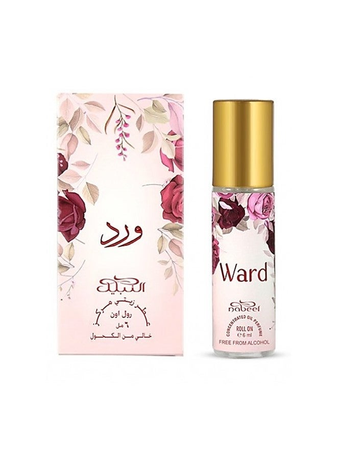 Nabeel Ward 6 ML Roll-On Oil Perfume Long-Lasting Floral Attar with Luxurious Rose Essence - Image 4